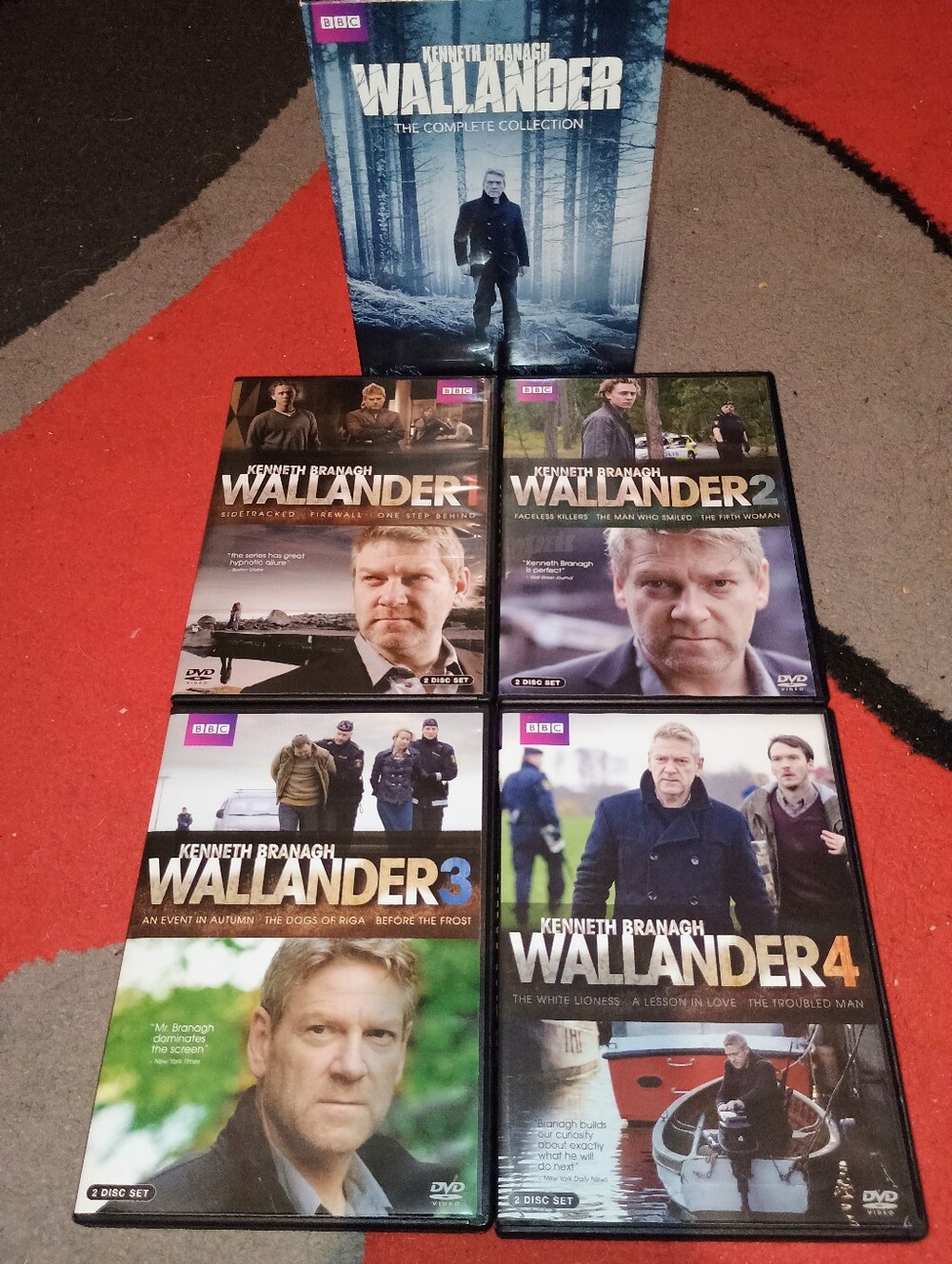 Wallander: The Complete Collection DVD US Box Set Kenneth Branagh Mysteries BBC